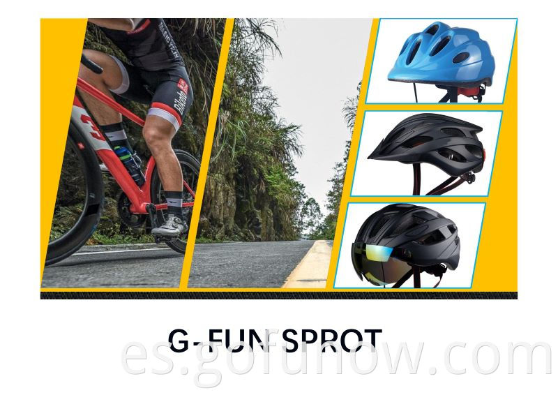 Scooter eléctrico de casco de cabeceo de advertencia LED inteligente y otros accesorios para bicicletas o motocicletas G-FUN G-FUN